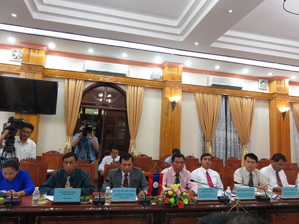 Đoàn công tác tỉnh Salavan (Lào) sang thăm và làm việc tại Bình Định